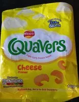 Mängden socker i Walkers Quavers Cheese Snacks