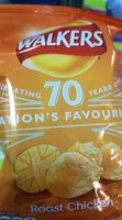 Mängden socker i Roast Chicken Crisps