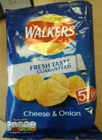 Mängden socker i Cheese & Onion