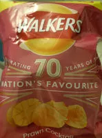 Mängden socker i Walkers Prawn Cocktail Crisps