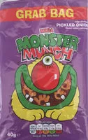 Mängden socker i Monster Munch Pickled Onion Snacks