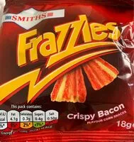 Mängden socker i Smiths Frazzles Crispy Bacon Snacks 8 x