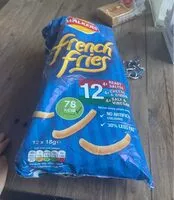Mängden socker i French Fries
