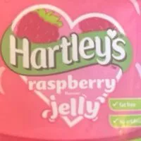 Mängden socker i Hartleys Tab Jelly Raspberry