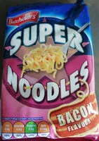 Mängden socker i Super Noodles Bacon Flavour