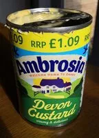 Mängden socker i Devon Custard