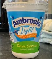 Mängden socker i light Devon Custard