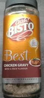 Mängden socker i Bisto best chicken gravy