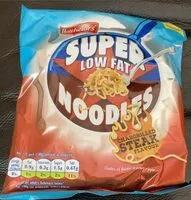 Mängden socker i Low fat super noodles