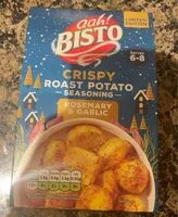 Mängden socker i bisto roast potato seasoning rosemary & garlic