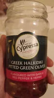 Mängden socker i Greek Halkidiki Pitted Green Olives