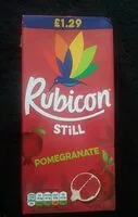 Mängden socker i Rubicon still pomegranate