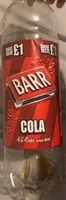 Mängden socker i Barr cola