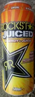 Mängden socker i Rockstar Juiced Energy + Juice Mango, Orange, Passion Fruit