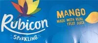 Mängden socker i Rubicon sparkling mango made with real fruit juice