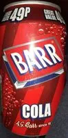 Mängden socker i BARR Cola Drink