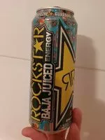 Mängden socker i Rockstar Baja juiced energy