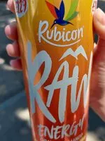 Mängden socker i Rubicon raw energy