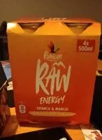 Mängden socker i Raw energy