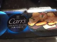 Mängden socker i Assorted biscuits fo cheese