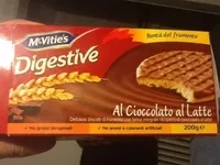 Mängden socker i Digestive al cioccolato al latte