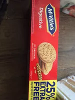 Mängden socker i MC Vities Digestive 500G 25% Extra Free
