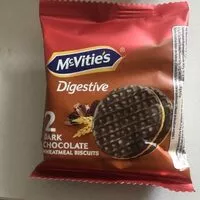 Digestive cookies covered with chocolate