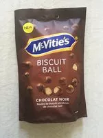 Mängden socker i Boules de biscuit enrobées de chocolat noir