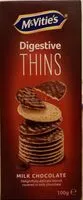 Mängden socker i Digestive thins