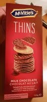 Mängden socker i Thins milk chocolate