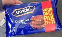 Mängden socker i Digestive melkchocolade