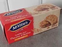 Mängden socker i Sablés aux flocons d'avoine