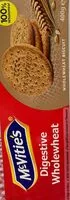 Mängden socker i McVitie's Digestive Wholewheat