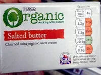 Mängden socker i Organic Butter