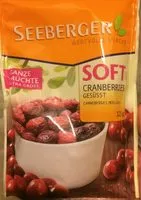 Mängden socker i Soft cranberries