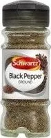 Mängden socker i Schwartz Ground Black Pepper 33G Jar