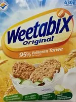 Mängden socker i Weetabix produit à base de blé complet 100%