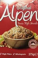 Mängden socker i Alpen Cereals Original