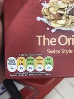 Mängden socker i Alpen Original Muesli
