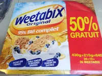 Mängden socker i Weetabix Original