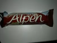 Mängden socker i Alpen Fruit & Nut with Milk Chocolate