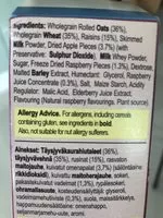 Mängden socker i Alpen Raspberry And Apple 560G