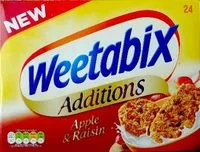 Mängden socker i Weetabix Additions Pomme & Raisin
