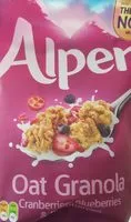 Mängden socker i Alpen Granola Berries