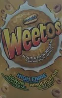 Mängden socker i Weetos - Anneaux Multi-Céréales