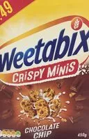 Mängden socker i Weetabix Crispy Minis Choc Chip