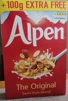Mängden socker i The original swiss style muesli