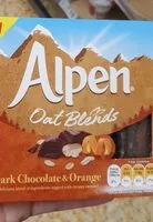 Mängden socker i Alpen Oat Blends Dark Chocolate and Orange