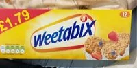 Mängden socker i Weetabix