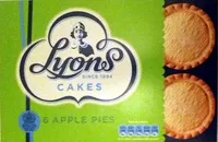 Mängden socker i Lyons Cakes 6 Apple Pies